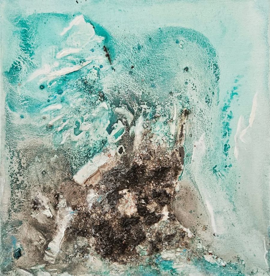 Abstract Study — 40 × 40 cm